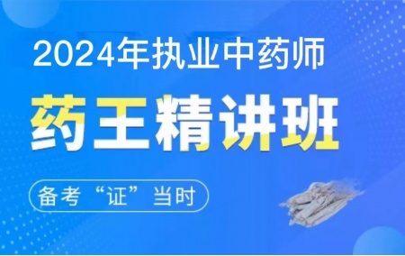 2024年执业中药师【药王精讲班】