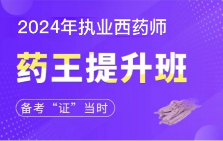 2024年执业西药师【药王提升班】